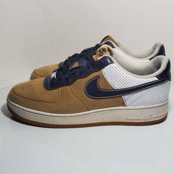 Nike Other - Nike Air Force 1 Wheat/White 315122 741 Sz 11.5